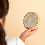 Printed Bear Single-Piece Rattle and Matching Mirror