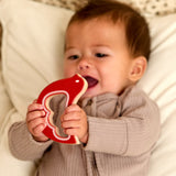 Solid Maple Wood Bird Rattle & Teether – Natural Wooden Baby Toy | Made in the USA