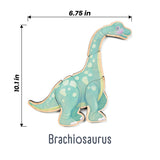 Choose your Favorite Dinosaur Magnetic Wooden Puzzles | Made in the USA 🇺🇸