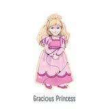 Fairytale Magnetic Wooden Puzzle with Cotton Bag | Gracious Princess | Made in the USA 🇺🇸