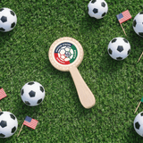 Maple Wood Soccer Fan Cheer Stick | USA Made Match Day Noise Maker