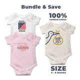 The Triple-Cute Onesie Girl Bundle (3 - 6 Months)