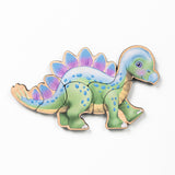 Dinosaur Magnetic Wooden Puzzle Set with Cotton Bag