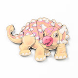 Dinosaur Magnetic Wooden Puzzle Set with Cotton Bag