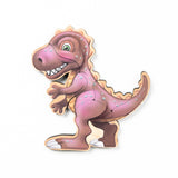 Dinosaur Magnetic Wooden Puzzle Set with Cotton Bag
