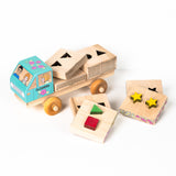 Stackable Puzzle Truck - Flower Delivery Truck