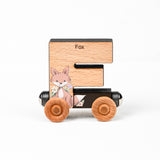 ABCs Magnetic Wooden Train Letters Made in USA for Kids