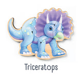 Dinosaur Magnetic Wooden Puzzles | Triceratops | Made in the USA 🇺🇸