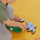Dinosaur Magnetic Wooden Puzzles | Triceratops | Made in the USA 🇺🇸