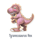 Dinosaur Magnetic Wooden Puzzles | Tyrannosaurus Rex | Made in the USA 🇺🇸