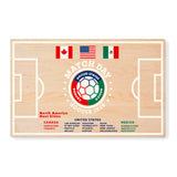 Soccer Pitch Serving Board | Maple Wood Charcuterie Platter, Watch Party Tray, USA Made