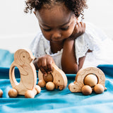 Roly Poly Elephant Push Toy