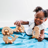 Roly Poly Turtle Push Toy